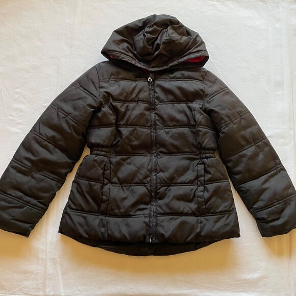 Faded Glory Black Puffer Jacket size 6/6x - Picture 2 of 7